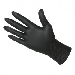 Nitrile gloves Moto black,...