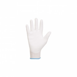 PU gloves / white